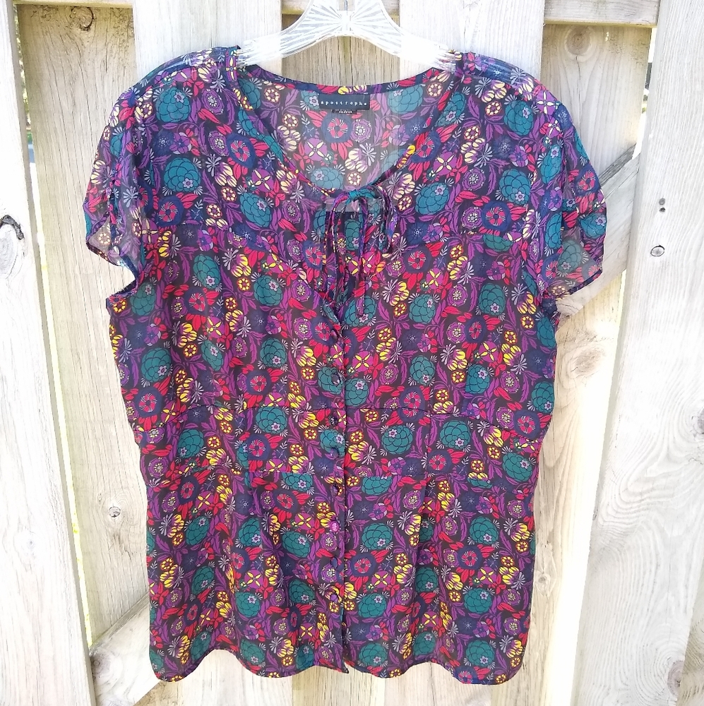 APOSTROPHE Blouse Button Down